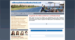 Desktop Screenshot of nilkreuzfahrtundbadeurlaub.net
